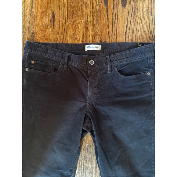 Madewell Rail Straight Corduroy Pants Charcoal Gray 31x32 - Picture 2 of 6